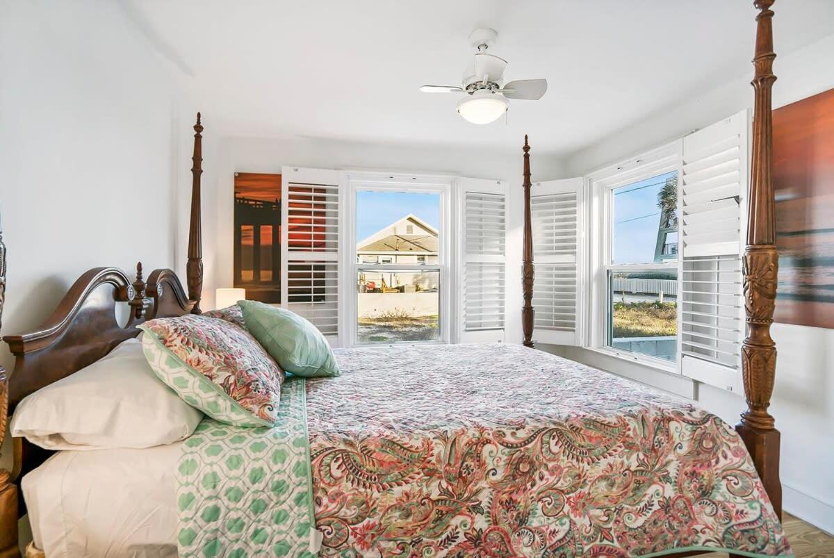Beach Cottage! 100 Steps To The Sand, Pets Ok, Private Deck! St. Augustine Eksteriør bilde